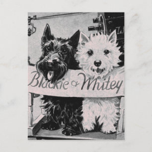 * Classic Pretty Poochies Pink Postcard *