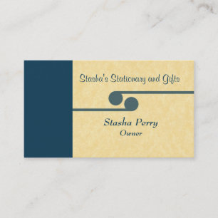 Classic Professional Business Card, Royal Blue Card