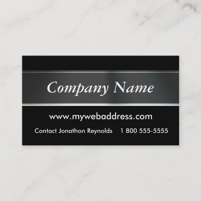 Classic Professional Business Cards (Front)