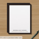 Classic Professional Letterhead<br><div class="desc">Project a polished image with our classic professional letterhead. Ideal for any business communication,  it sets the standard for quality and professionalism in your correspondence.</div>