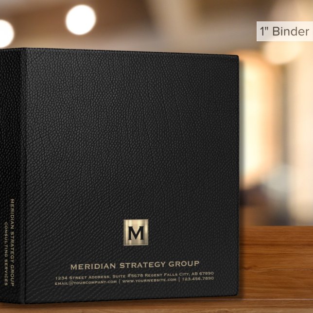Classic Professional Monogram Binder (Creator Uploaded)