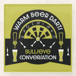 Classic Pub Darts Glass Coaster
