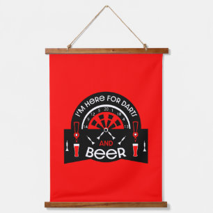 Classic Pub Darts Hanging Tapestry