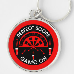 Classic Pub Darts Keychain