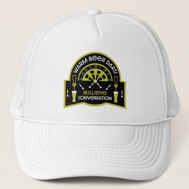 Classic Pub Darts Trucker Hat (Front)