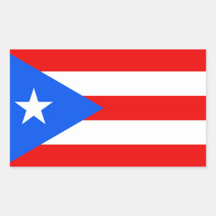 Classic Puerto Rican Flag Sticker