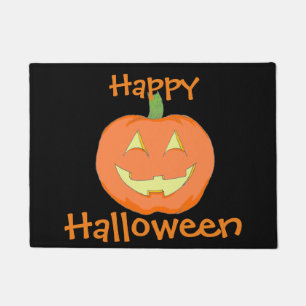 Classic Pumpkin Welcome Mat
