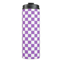 Classic Purple and White Chequered Pattern