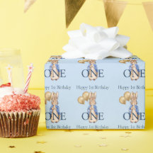 Classic Rabbit Gold Balloons First Birthday 