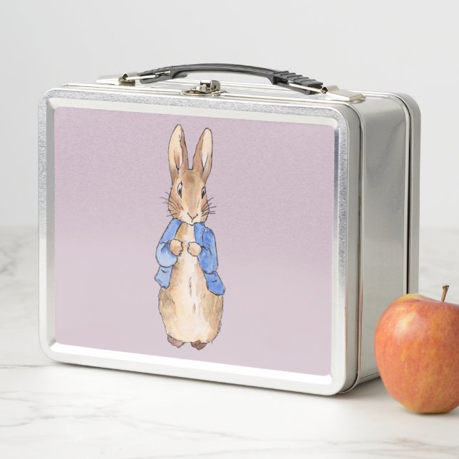 Classic Rabbit in blue jacket Metal Lunch Box (In Situ)