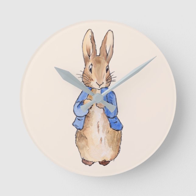 Classic rabbit round clock (Front)