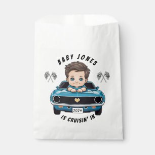 Classic Race Car Baby Boy Cruisin' In Shower Favour Bag