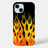 Classic Racing Flames Decor on a