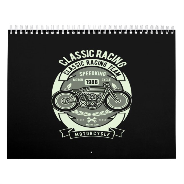 classic racing motorcycle calendar (Cover)