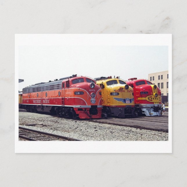 Classic Railroad Postcard (Front)