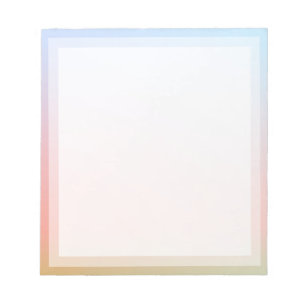 Classic Rainbow Colour Boarder Photo frame Notepad