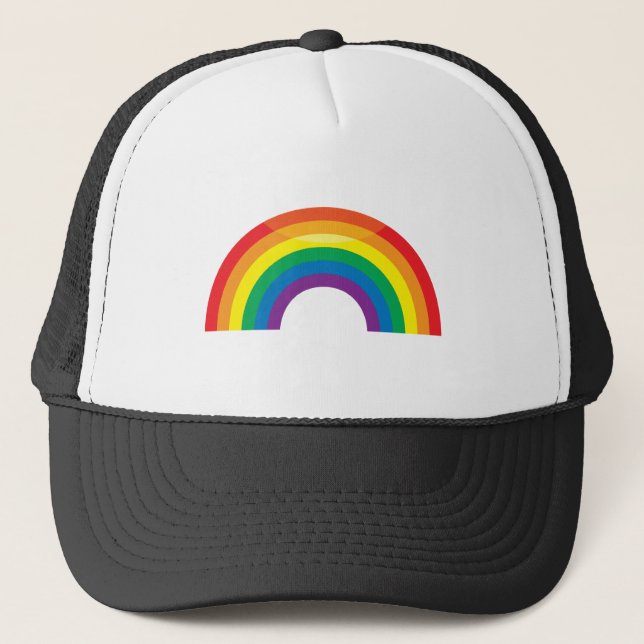 Classic Rainbow Trucker Hat (Front)