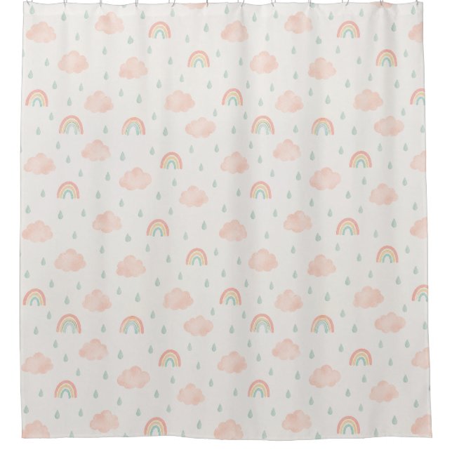 Classic Rainbows and Pink Clouds Pattern (Front)