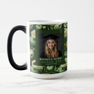 Classic Ranunculus Print Boys Graduation Gift Magic Mug