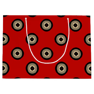 Classic Red and Black Large Gift Bag