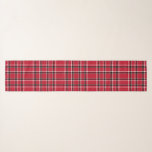 Classic Red and Black Plaid Long Chiffon Scarf<br><div class="desc">Classic Red and Black Plaid Long Chiffon Scarf.  Optional initials in corner.    Design by Claudine Boerner.</div>