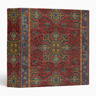 Classic Red and Blue,Persian Rug Carpet Pattern Binder