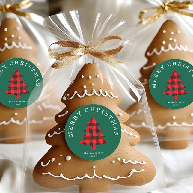 Classic Red and Green Christmas Tree Sticker (Creator Uploaded)