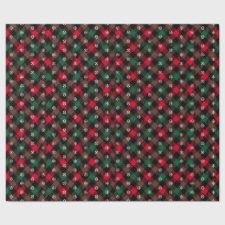 Classic Red and Green Plaid traditional Christmas Wrapping Paper