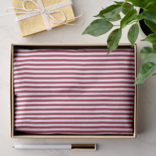 Classic Red and White Stripes Tissue Paper