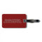 Classic Red Black Grey Luggage Tag