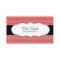 Classic Red Chevron Business Card