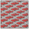 Classic Red Corvette Design Fabric