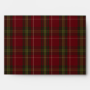 Classic Red Plaid Envelope