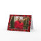 Classic Red Plaid Tartan Christmas Photo Folded
