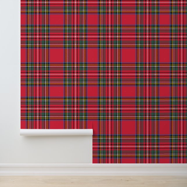 Classic Red Plaid Wallpaper (Application)