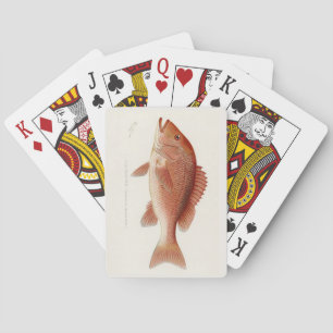 Classic Red Snapper Playing Cards
