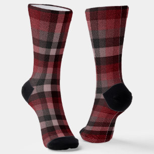 Classic red Tartan Plaid.  Socks