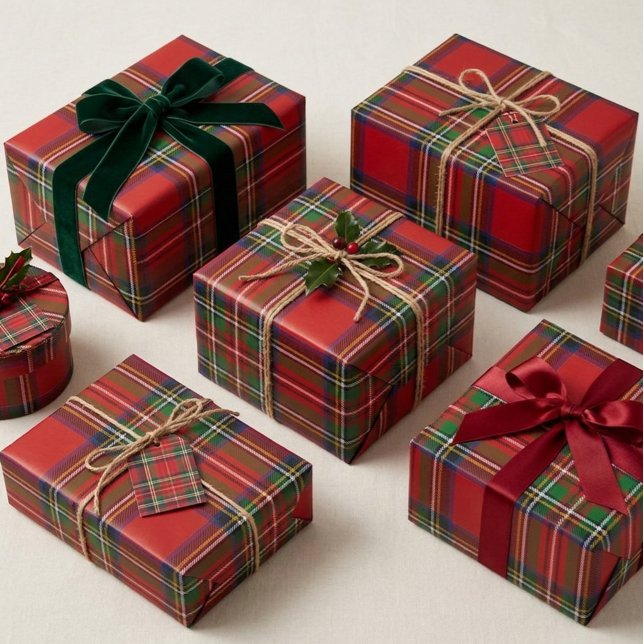 Classic Red Tartan Plaid Wrapping Paper (Creator Uploaded)