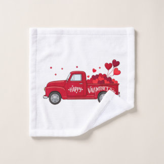 Classic Red Truck Happy Valentine's Day Farmhouse 