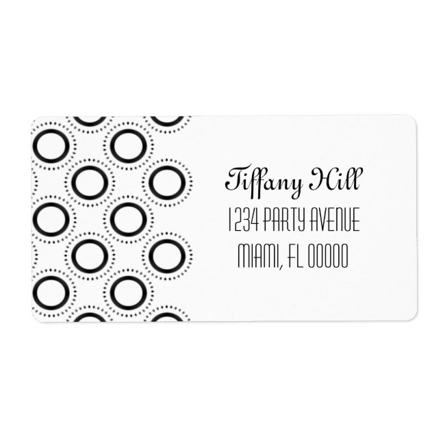 Classic Refinement Shipping Labels (Front)