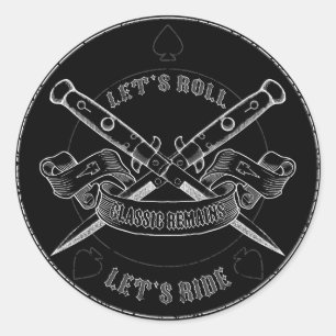 Classic Remains Round Sticker