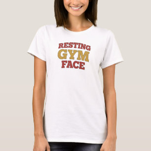 Classic RESTING GYM FACE Designer Graphic T-Shirt