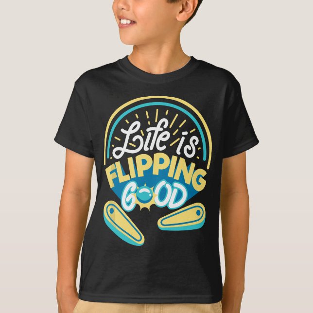 Classic Retro Arcade Pinball - Arcade Game Retro 8 T-Shirt (Front)