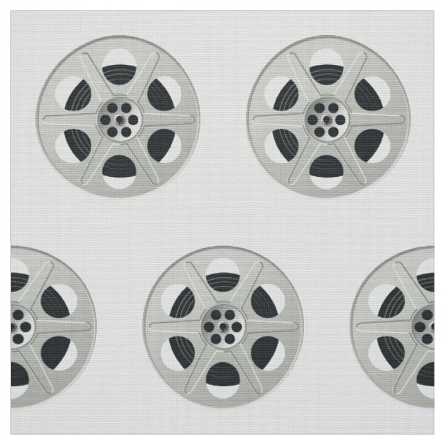 CLASSIC RETRO FILM REEL MOTIF FABRIC (Swatch)