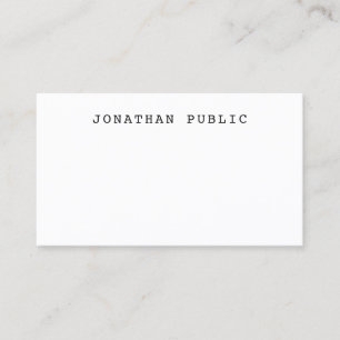 Classic Retro Look Elegant Minimalist Vintage Business Card