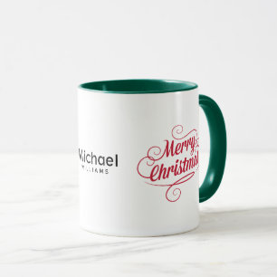 Classic Retro Merry Christmas Design Combo Coffee Mug