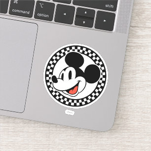 Classic Retro Mickey Mouse Chequered
