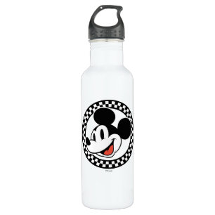 Classic Retro Mickey Mouse Chequered 710 Ml Water Bottle