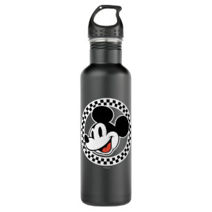 Classic Retro Mickey Mouse Chequered 710 Ml Water Bottle