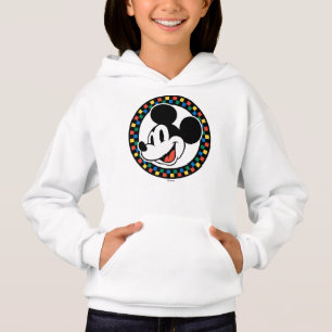 Classic Retro Mickey Mouse Colourful Chequered